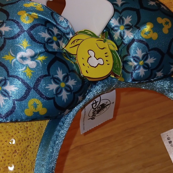 Disney Parks Epcot Saluti Limoncello Italy Minnie Ears Headband Lemon - Picture 5 of 7